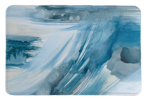 kathy ireland® HOME Abstract Blues ll Memory Foam Rug