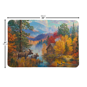 Adirondack Lake Memory Foam Rug