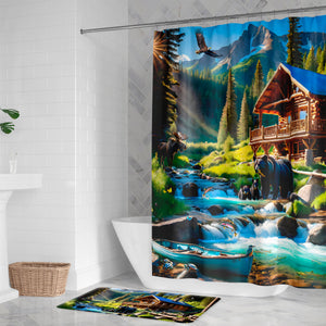 Bear Creek Crossing Shower Curtain