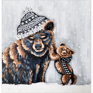 Bear Snow Day Shower Curtain