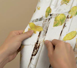 Birches Of Autumn Shower Curtain