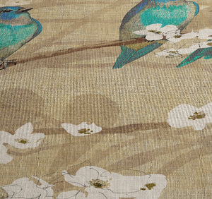 Birds and Blossoms Shower Curtain