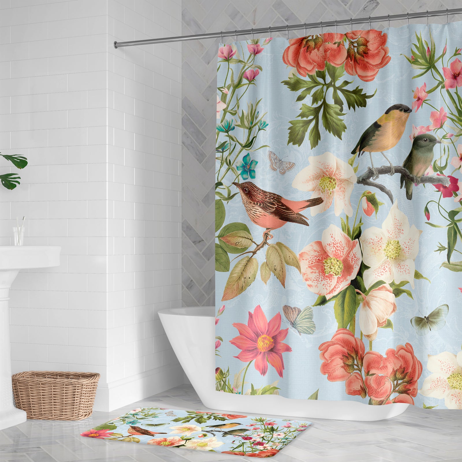 Bird Song Shower Curtain