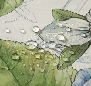 Blue Botanica Shower Curtain