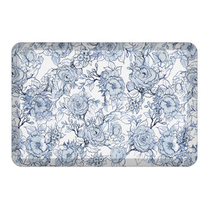 kathy ireland® HOME Floral Toile Anti-Fatigue Kitchen Mat