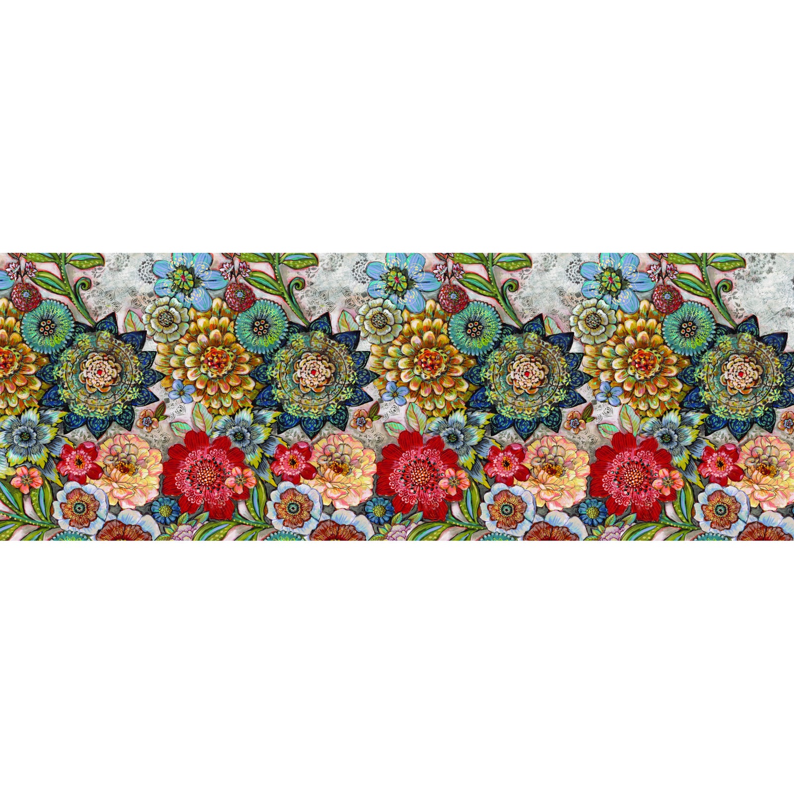 Boho Bouquet Window Valance