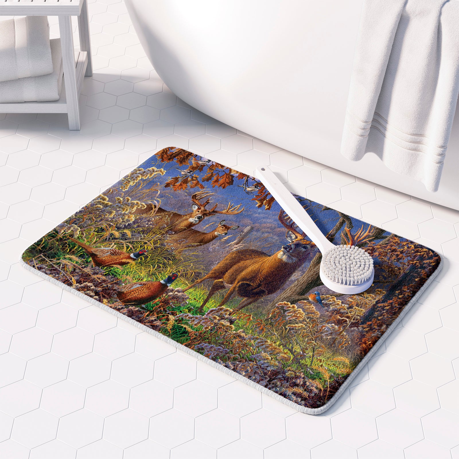 Autumn Buck Memory Foam Rug