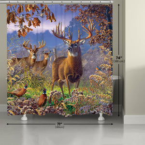 Autumn Buck Shower Curtain