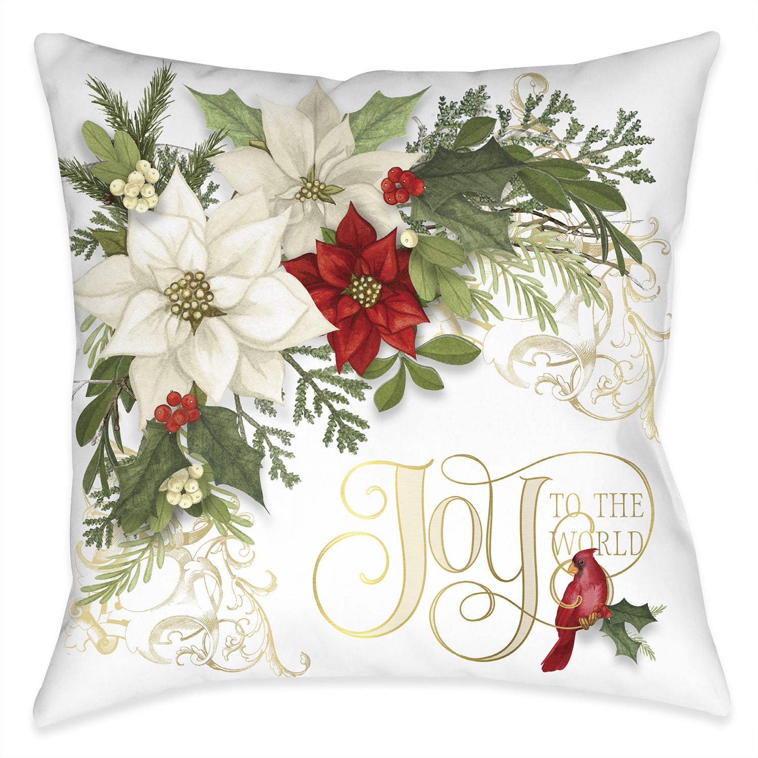 Cardinal Elegance Indoor Decorative Pillow