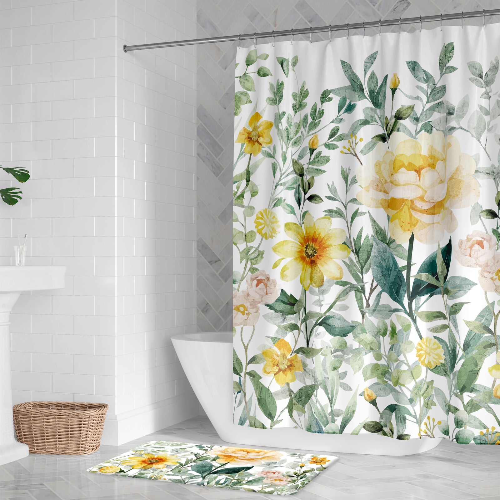 Cheerful Garden Shower Curtain
