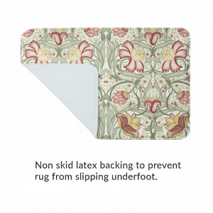 Classic English Floral Memory Foam Rug