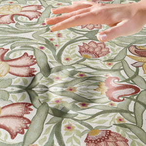 Classic English Floral Memory Foam Rug