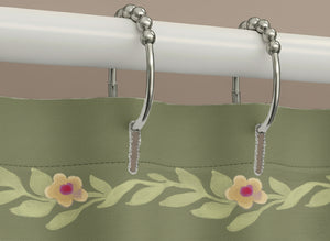 Classic English Floral Shower Curtain