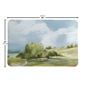 Clouds Over Hills Memory Foam Rug