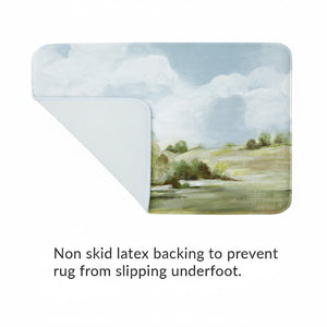 Clouds Over Hills Memory Foam Rug