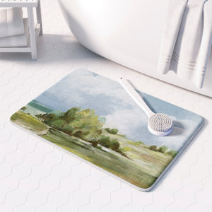 Clouds Over Hills Memory Foam Rug
