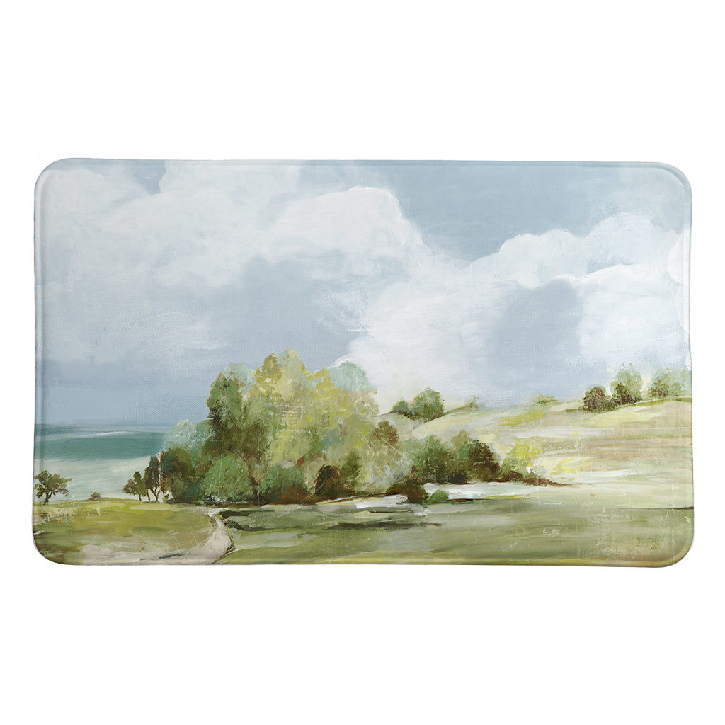 Clouds Over Hills Memory Foam Rug