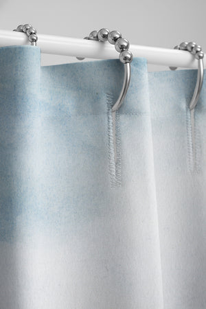 Coastal Sanctuary Sailboat Shower Curtain