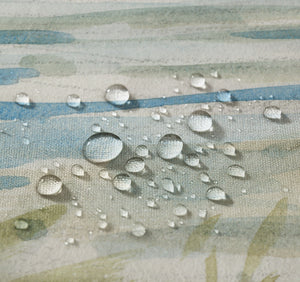 Coastal Sanctuary Sailboat Shower Curtain