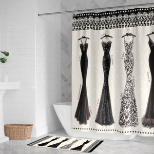 Couture Noir Shower Curtain