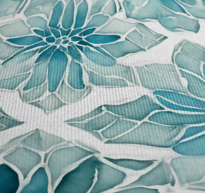 Crackled Glass Shower Curtain
