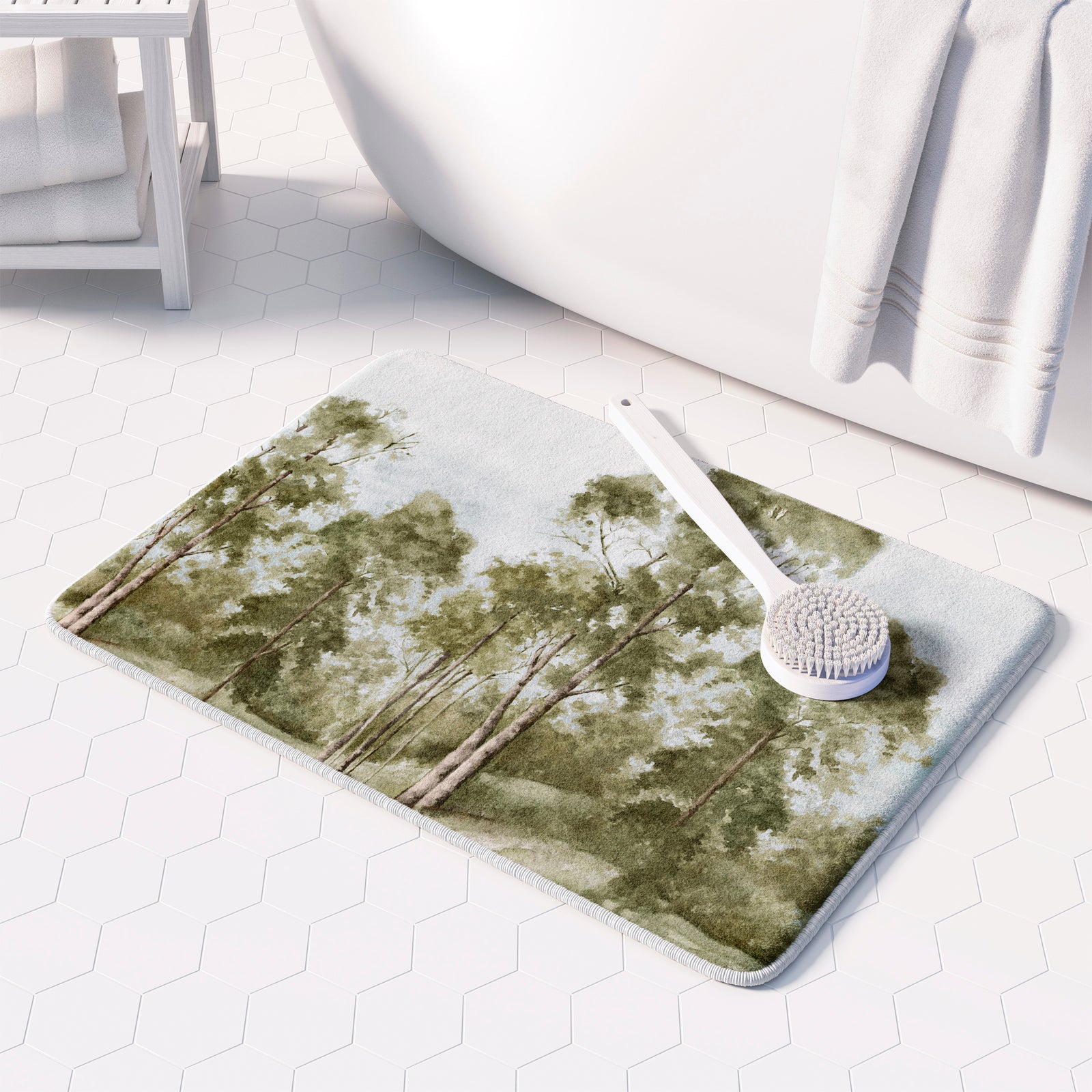 Dreamy Forest Memory Foam Rug
