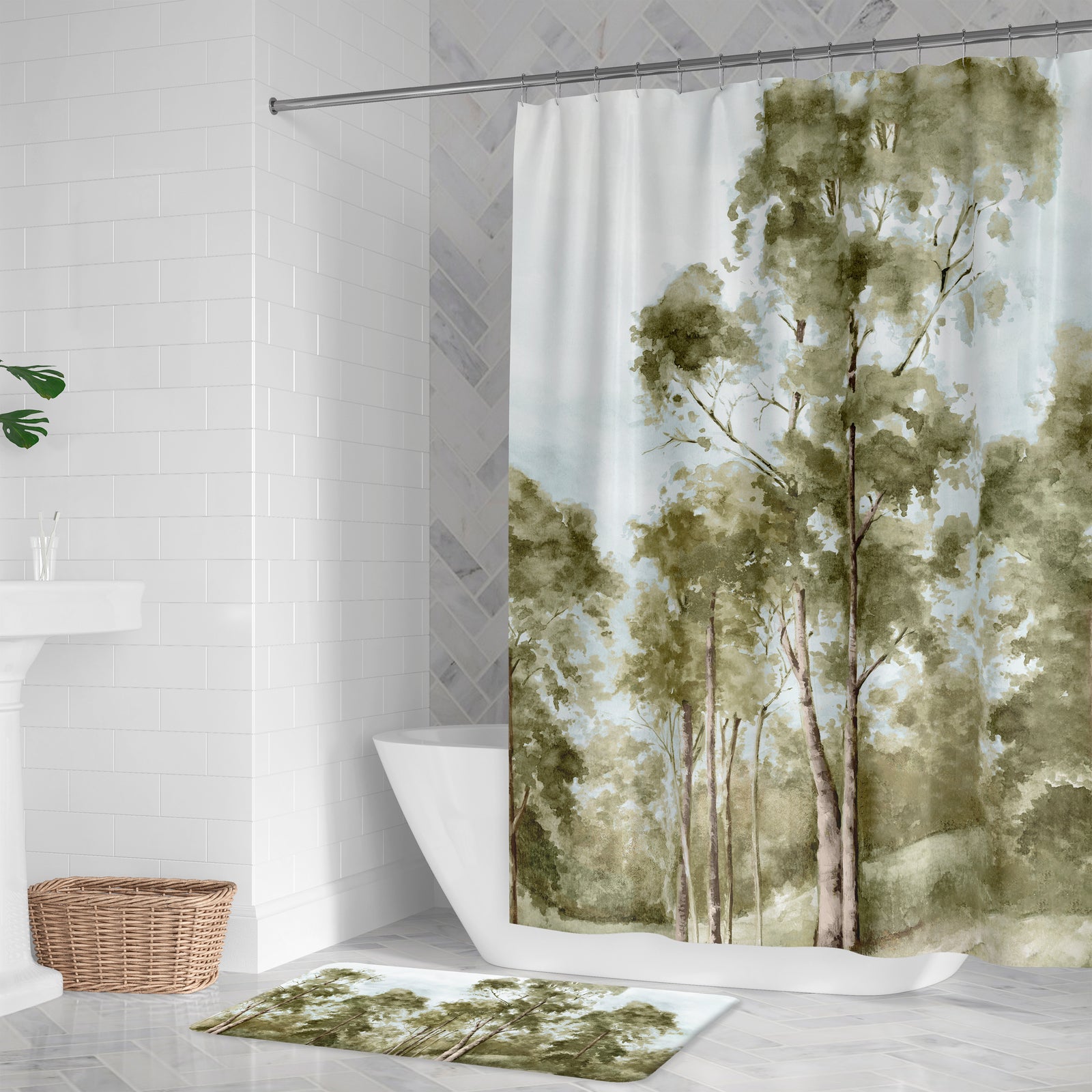 Dreamy Forest Shower Curtain