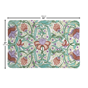 Expressive Bloom Memory Foam Rug
