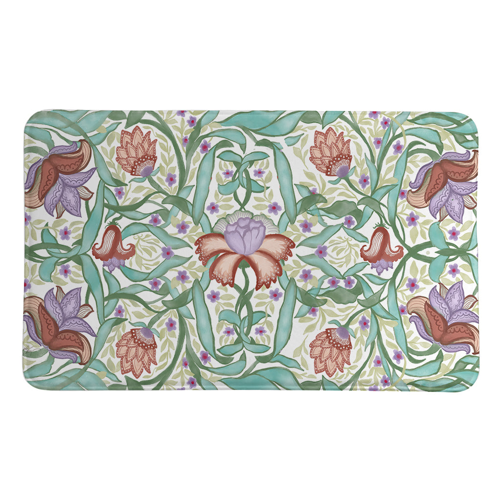 Expressive Bloom Memory Foam Rug