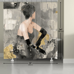 Evening Chic Shower Curtain