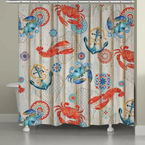 Fresh Catch Shower Curtain