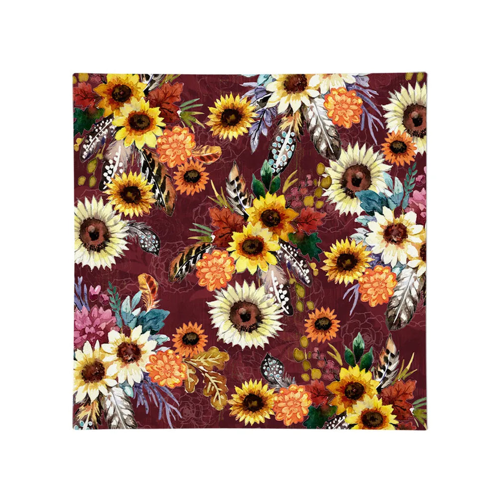 Fall Feathers Napkin Set of 4