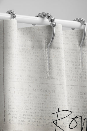Fashion Sketchbook Shower Curtain