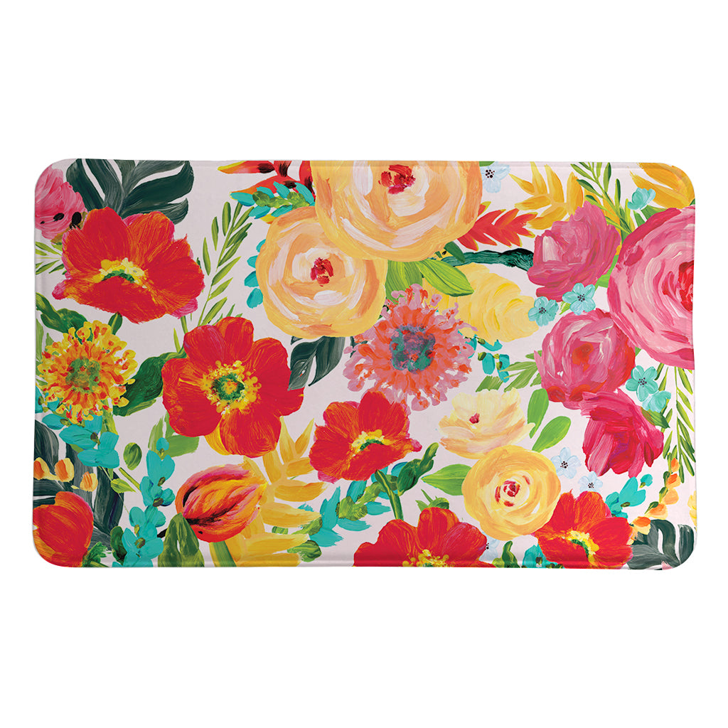 Floral Celebrations Memory Foam Rug