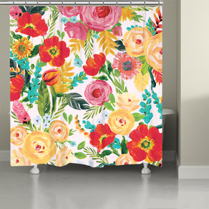 Floral Celebrations Shower Curtain