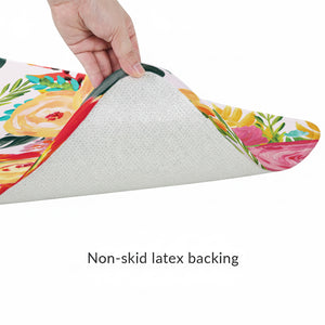 Floral Celebrations Memory Foam Rug