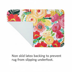 Floral Celebrations Memory Foam Rug