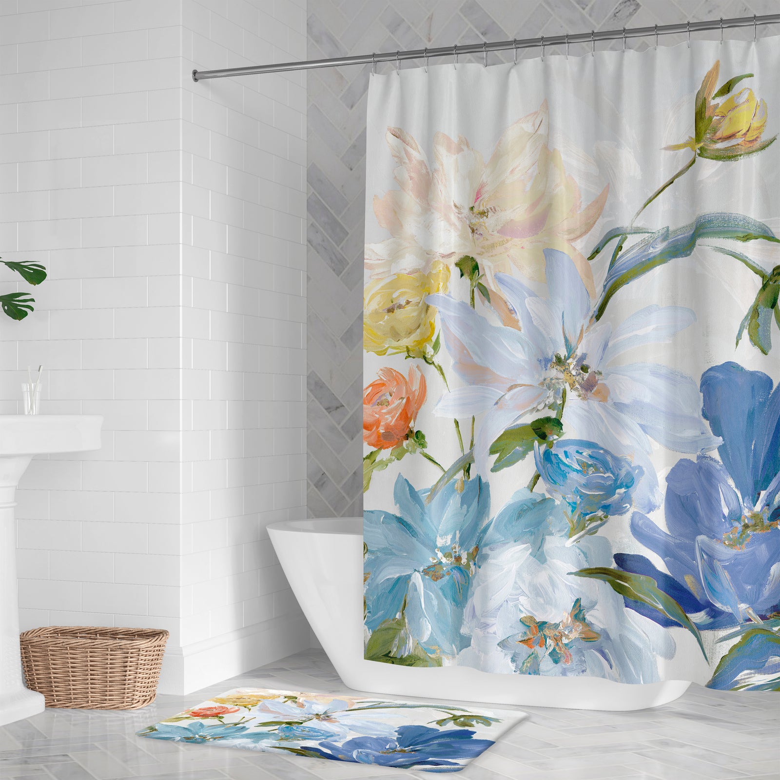 Flourishing Spring Bouquet Shower Curtain