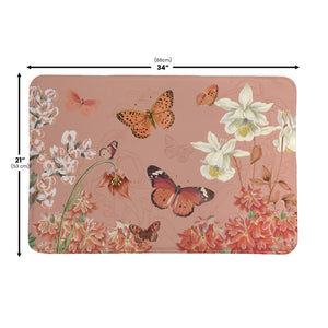 Flutter and Bloom Memory Foam Rug