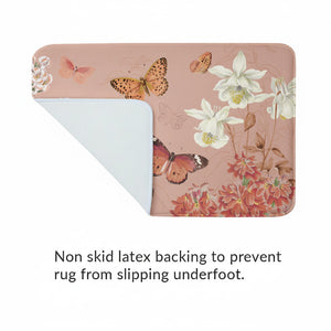 Flutter and Bloom Memory Foam Rug