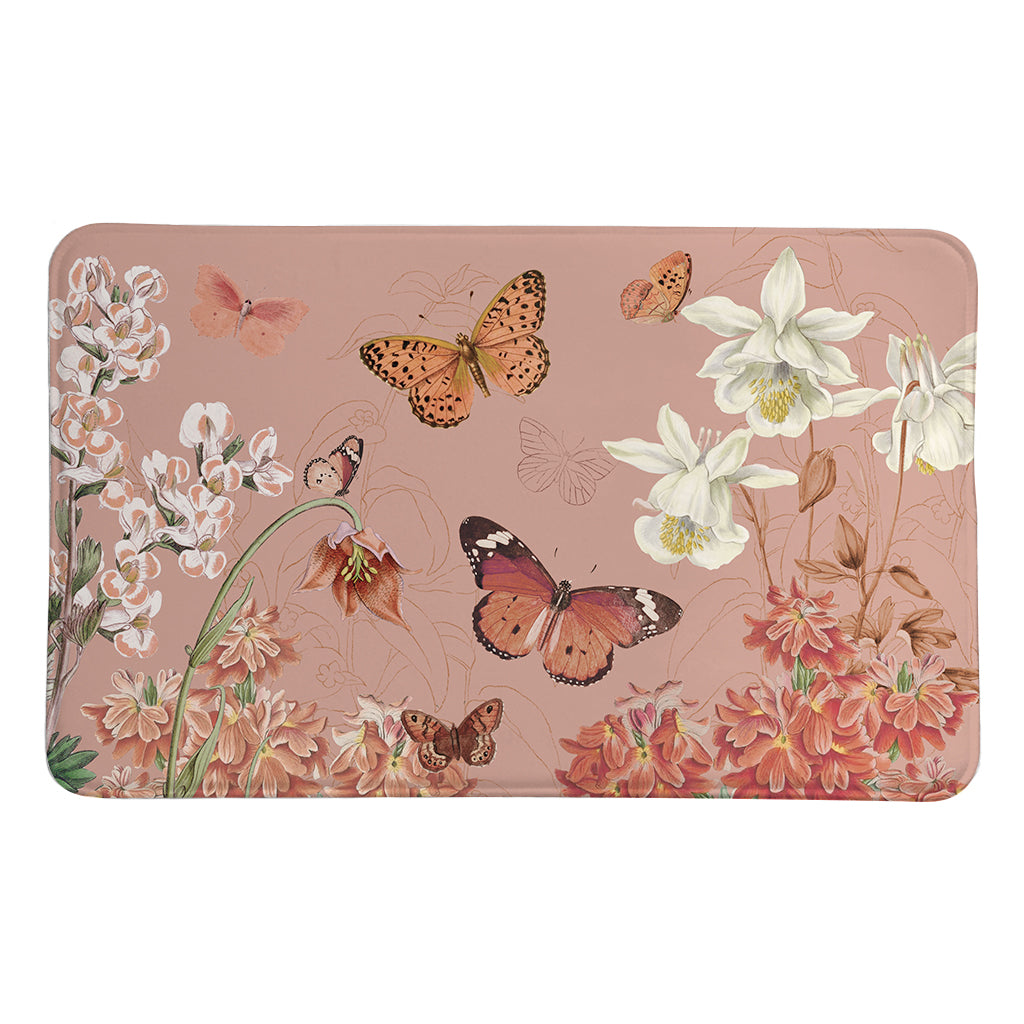 Flutter and Bloom Memory Foam Rug