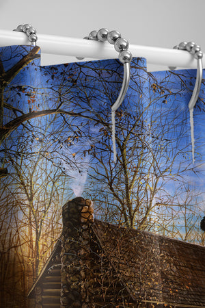Forest Collage Shower Curtain