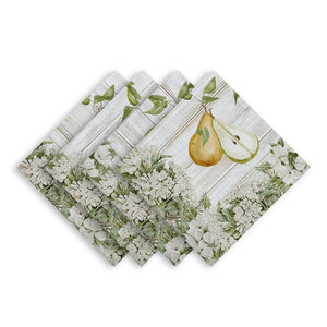 French Pears Napkin Set of 4