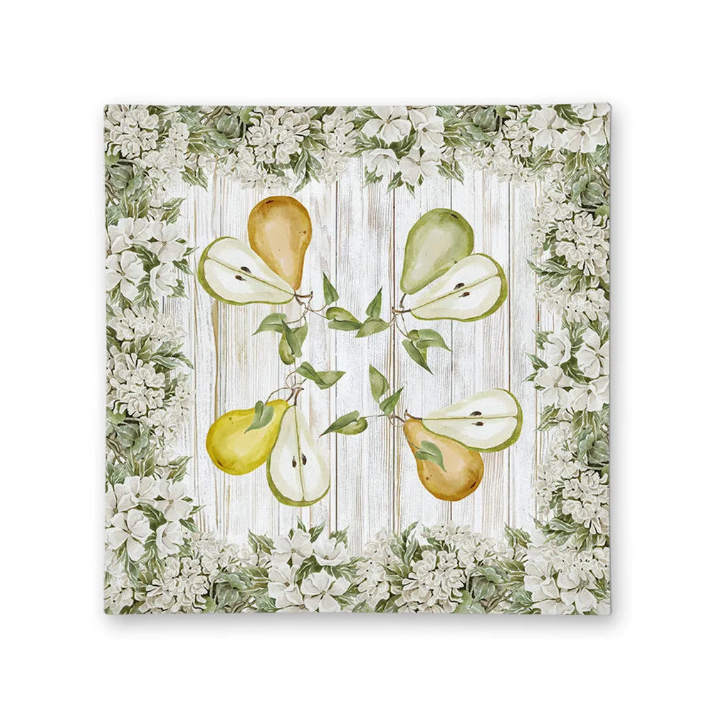 French Pears Napkin Set of 4