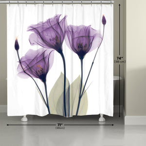 Gentian Hope Shower Curtain
