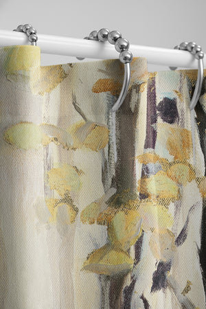 Golden Birch Shower Curtain