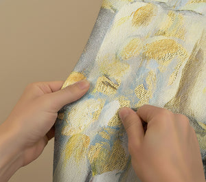 Golden Birch Shower Curtain