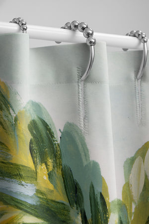 Golden Palm Shower Curtain