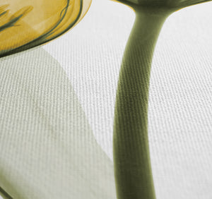 Golden X-Ray Tulips Shower Curtain