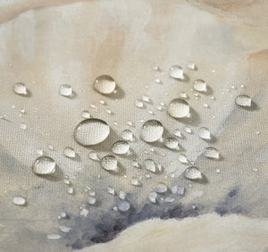 Gray Poppy Garden Shower Curtain